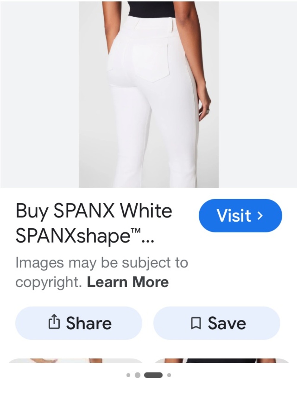 SPANX White High-Rise Skinny Jeggings - Picture 4 of 9